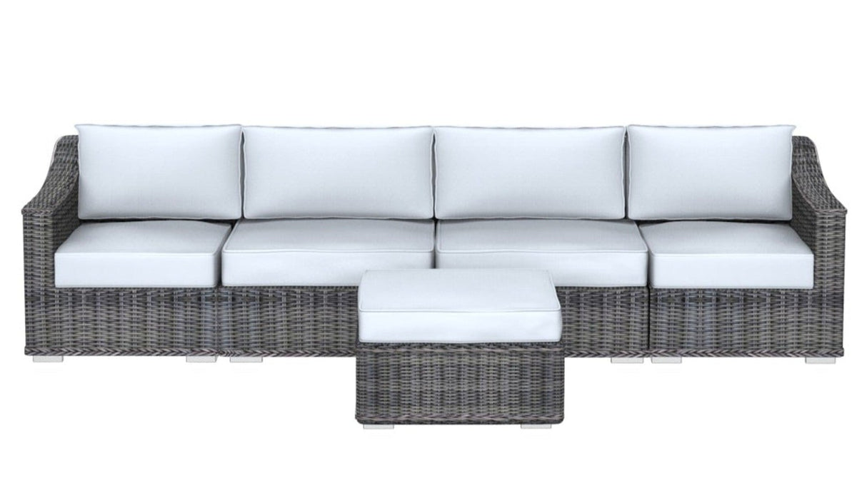 Grey patio online couch