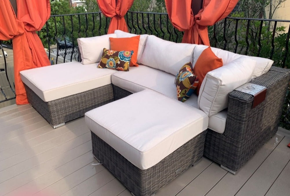 The Sequoia Lounger Outdoor Patio Furniture w Sunbrella