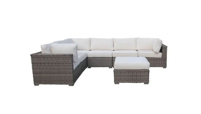 Sunbrella loring 7pc patio sectional deals set